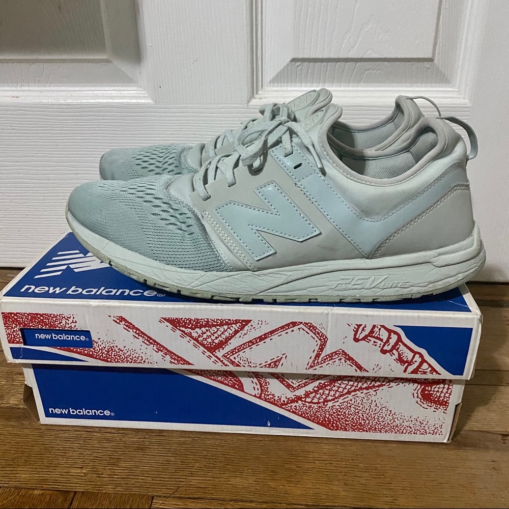 Light green New Balance 247 size 13